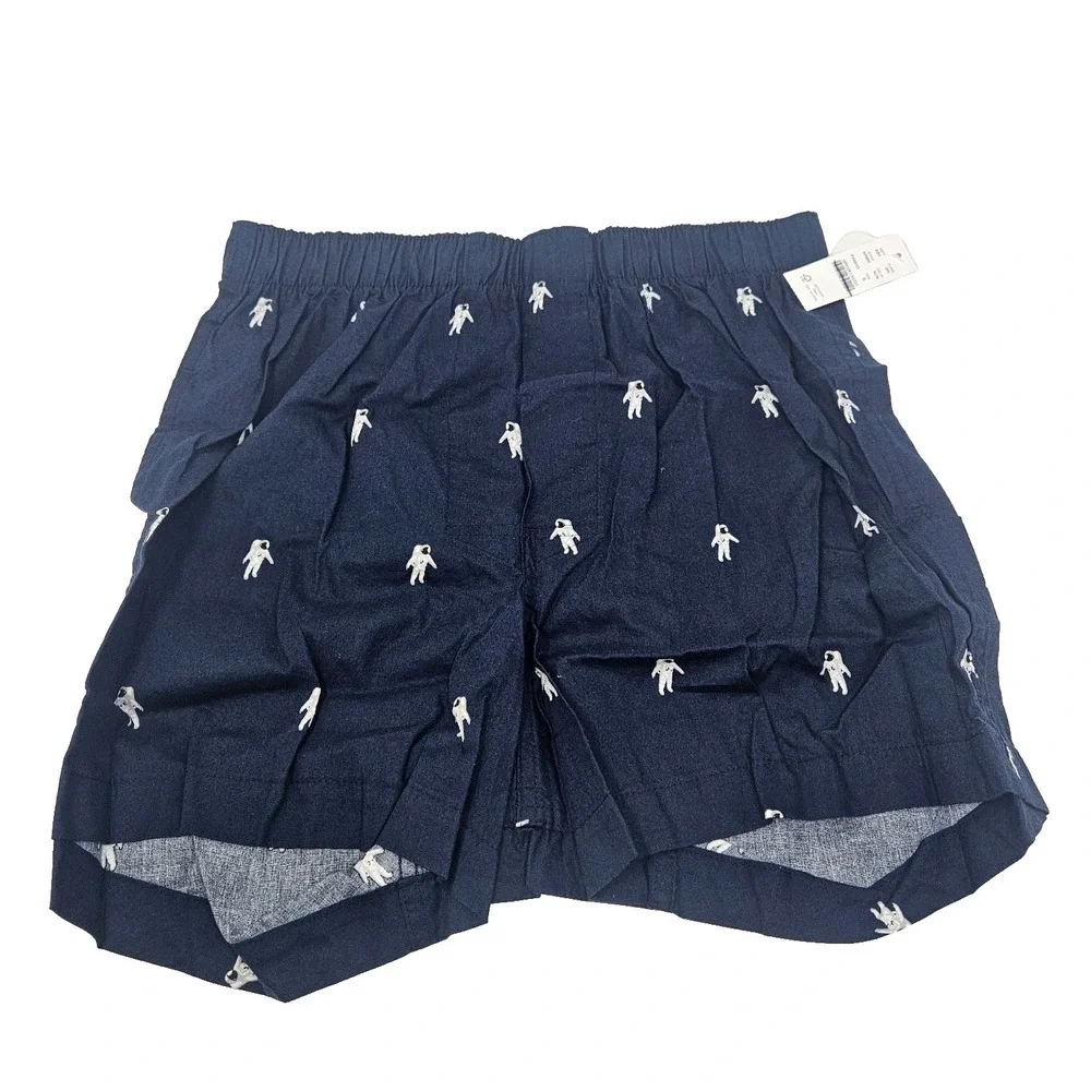 J. Crew Men's Printed Boxer Shorts Astronaut Print Size Small AP860